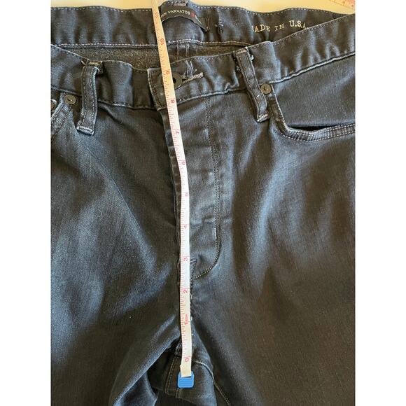John Varvatos Wight Dark Wash Button Fly Skinny Jeans 32x32 - Picture 11 of 12